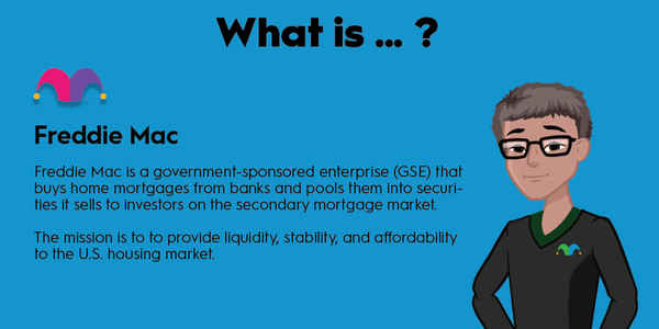 An infographic defining and explaining the term Freddie Mac.