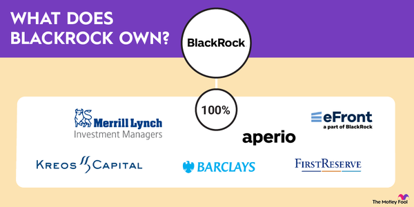 Infographic showing which companies are owned by BlackRock